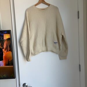 American Vintage Cream Crew Neck Sweater